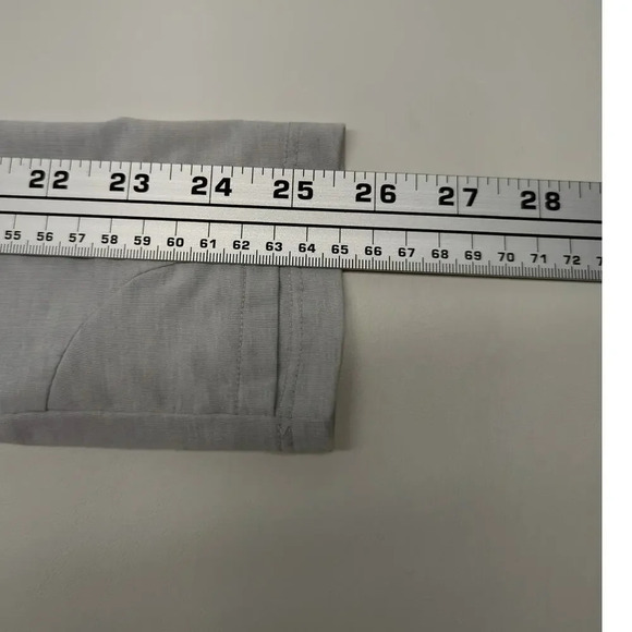 Athleta DEREK LAM 10C Long Sleeve Athletic Wear Mesh Back Blue, White Size Large - Picture 9 of 12